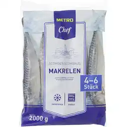 Metro Makrelen mit Kopf, Preisangabe ohne MwSt. (Preis inkl. MwSt. 7,69 €), METRO Angebot