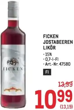 Metro Ficken jostabeeren likör Angebot