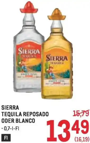 Metro Tequila reposado oder blanco Angebot