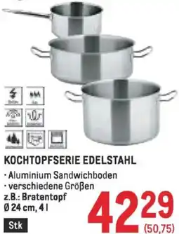 Metro Kochtopfserie edelstahl Angebot