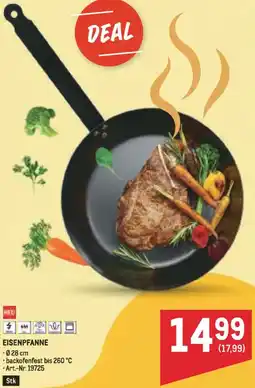 Metro Deal eisenpfanne Angebot