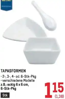 Metro Tapasformen Angebot