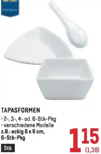 Metro Tapasformen Angebot
