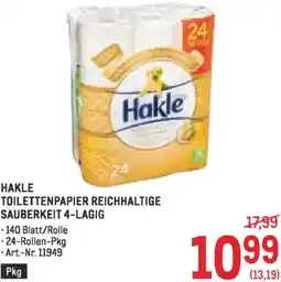 Metro Hakle toilettenpapier reichhaltige Angebot