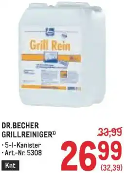 Metro Grill Rein Dr.becher grillreiniger¹) Angebot