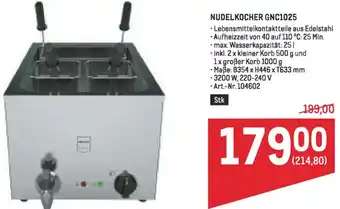 Metro Nudelkocher gnc1025 Angebot