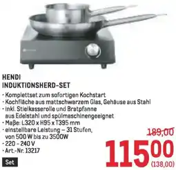 Metro Hendi induktionsherd-set Angebot