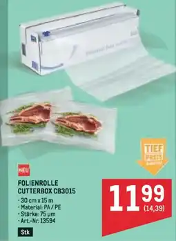 Metro Folienrolle cutterbox cb3015 Angebot