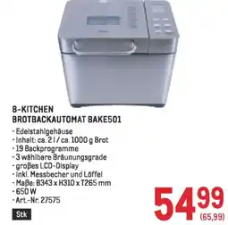 Metro B-kitchen brotbackautomat bake501 Angebot