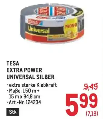 Metro Extra power universal silber Angebot