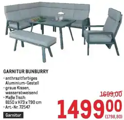 Metro Garnitur bunburry Angebot