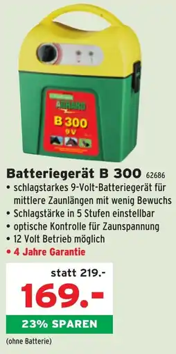 Salzburger Lagerhaus Batteriegerät B 300 Angebot