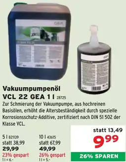 Salzburger Lagerhaus Vakuumpumpenöl Angebot