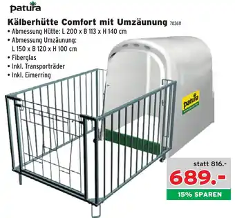 Salzburger Lagerhaus Kälberhütte comfort mit umzäunung Angebot