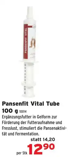 Salzburger Lagerhaus Pansenfit Vital Tube Angebot