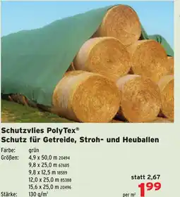 Salzburger Lagerhaus Schutzvlies polytex schutz für getreide, stroh- und heuballen Angebot