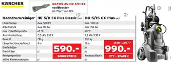 Salzburger Lagerhaus Hochdruckreiniger hd 5/11 ex plus classic Angebot