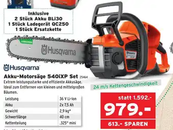 Salzburger Lagerhaus Akku-motorsäge 540ixp set Angebot