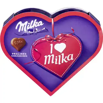 Metro I Love Milka Pralinés Haselnusscrème, Preisangabe ohne MwSt. (Preis inkl. MwSt. 2,81 €), METRO Angebot