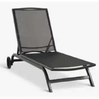 JYSK Sonnenliege HANSTHOLM schwarz 3725013 JYSK Angebot