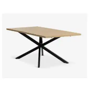 JYSK Esstisch NORTOFT 95x200 eichefarben/schwarz 3670025 JYSK Angebot