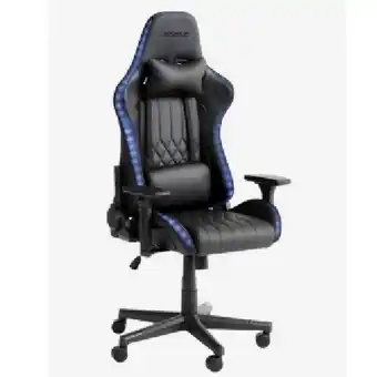JYSK Gaming-Stuhl RANUM mit LED Kunstleder schwarz/schwarz 3690256 JYSK Angebot