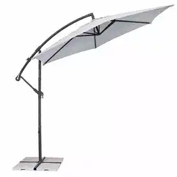 Hellweg Ampelschirm „Salerno“ , silbergrau 501394 HELLWEG Angebot