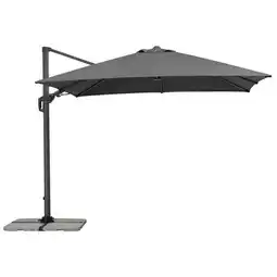 Hellweg Ampelschirm „Rhodos Twist“, anthrazit 716709 HELLWEG Angebot