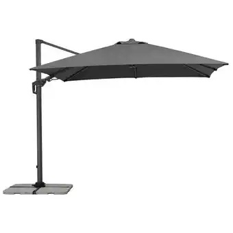 Hellweg Ampelschirm „Rhodos Twist“, anthrazit 716709 HELLWEG Angebot