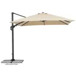 Hellweg Ampelschirm „Rhodos Twist“, natur 526228 HELLWEG Angebot