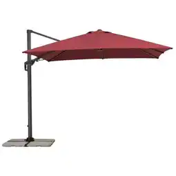 Hellweg Ampelschirm „Rhodos Twist“, bordeaux 707973 HELLWEG Angebot