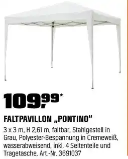 OBI Faltpavillon pontino Angebot