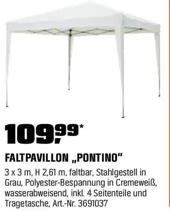 OBI Faltpavillon pontino Angebot