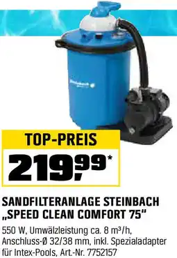 OBI Sandfilteranlage steinbach Angebot
