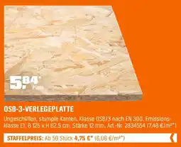OBI Osb-3-verlegeplatte Angebot