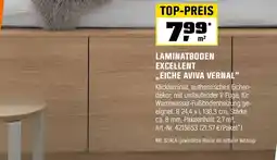 OBI Laminatboden excellent eiche aviva vernal Angebot