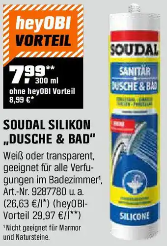 OBI Soudal silikon dusche & bad Angebot