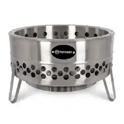 OBI Feuerschale Tyropit Edelstahl Silber OBI Angebot