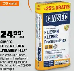 OBI Fliesenkleber premium flex Angebot