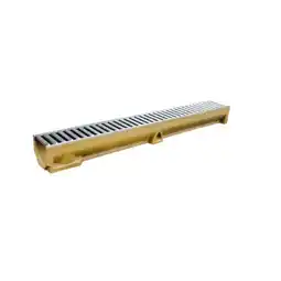 OBI Rinne Self-Standardline aus Polymerbeton mit stahlverzinktem Stegrost 1 m OBI Angebot