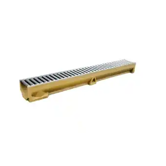 OBI Rinne Self-Standardline aus Polymerbeton mit stahlverzinktem Stegrost 1 m OBI Angebot