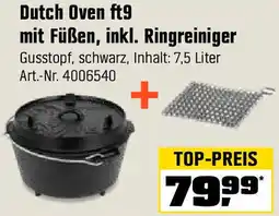OBI Dutch Oven ft9 mit Füßen Angebot