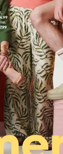 HEMA Wide-leg broek bladerprint Angebot
