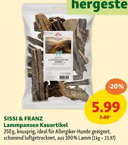 Fressnapf Lammpansen Kauartikel Angebot