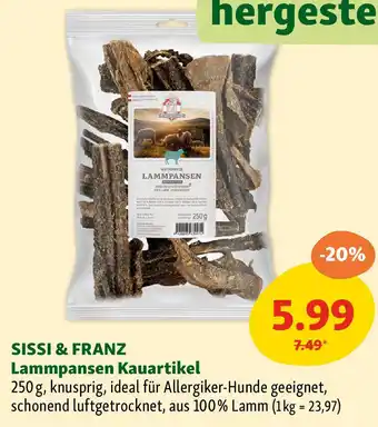 Fressnapf Lammpansen Kauartikel Angebot