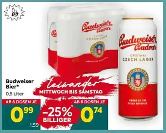 Billa Budweiser Bier Angebot