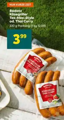 Billa Radatz Käsegriller Tex-Mex-Style od. Thai Curry Angebot