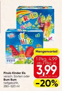 Spar Pirulo Kinder Eis Angebot