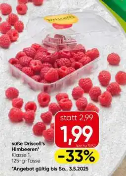 Spar süße Driscoll’s Himbeeren Angebot