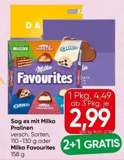 Spar Milka Favourites Angebot